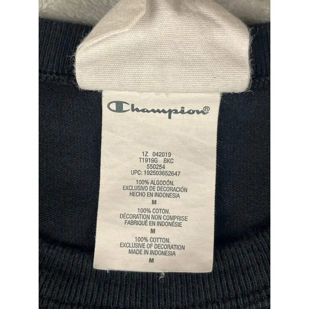 Champion Life Men's Heritage Tee, Wraparound Logo Short Sleeve T-Shirt T1919G - Picture 5 of 10